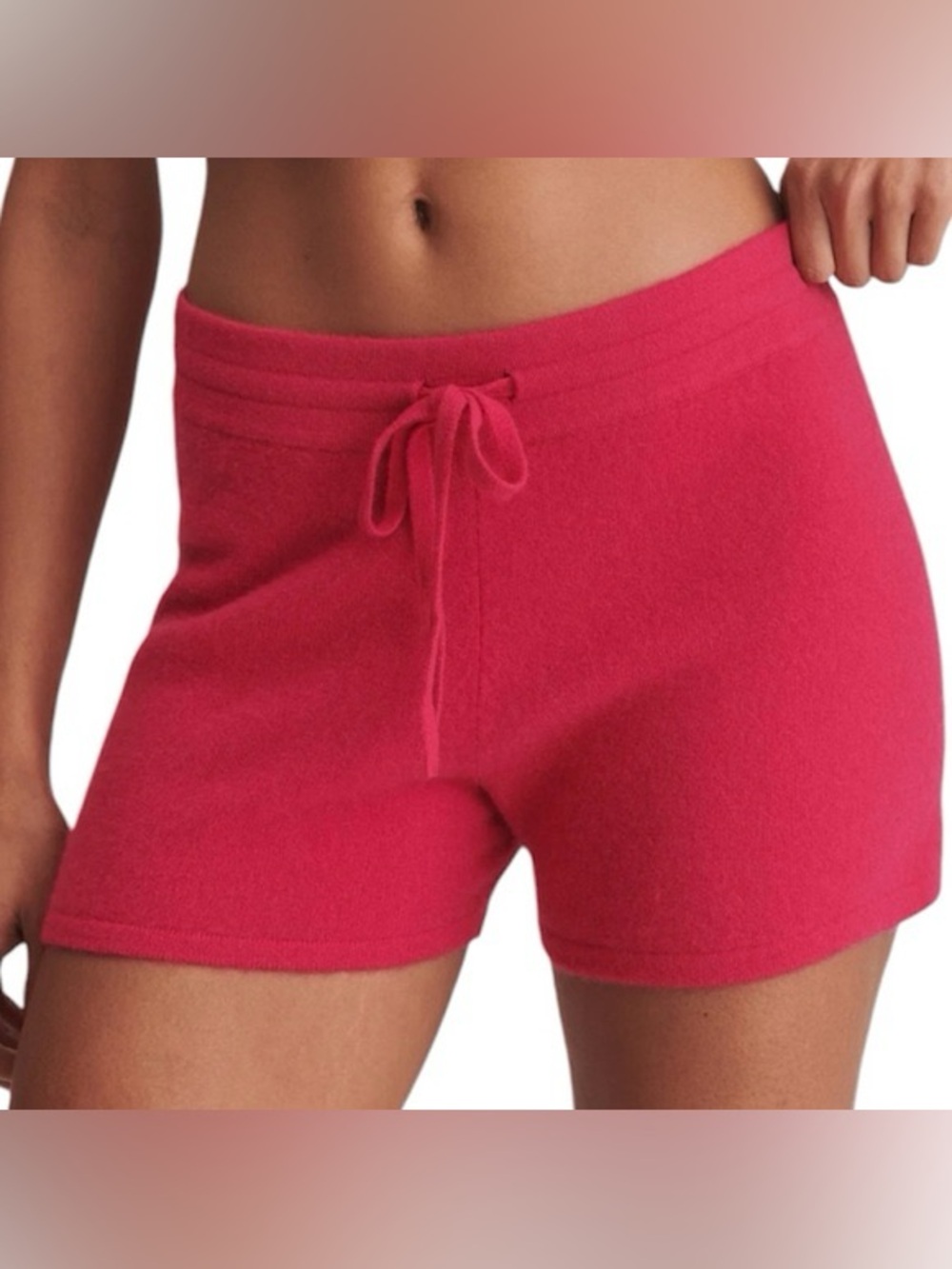 NWT NAADAM 100% Cashmere Shorts
Hibiscus Hot Pink Size XS